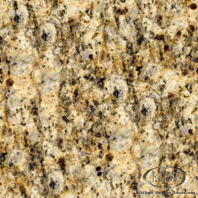 Giallo Santa Cecilia Gold Granite Kitchen Countertop Ideas