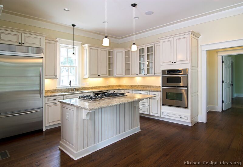 Of Kitchens Traditional Off White Antique Kitchen Cabinets