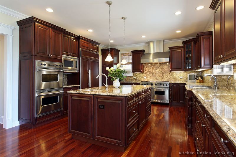  of Kitchens  Traditional  Dark Wood Kitchens, CherryColor Page 3