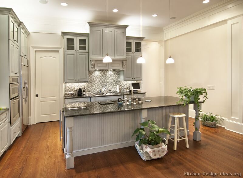 Pictures Of Kitchens Traditional Gray Kitchen Cabinets