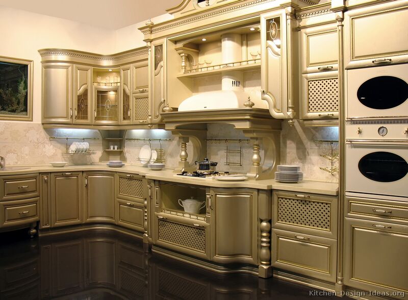 hood vintage Steampunk inspired cupboards a vintage  and gold appliances, cabinets, range