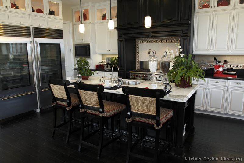 Black And White Kitchen Designs Ideas And Photos